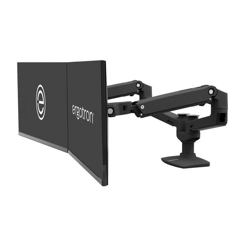 Ergotron LX Dual Side-by-Side Arm (Black)