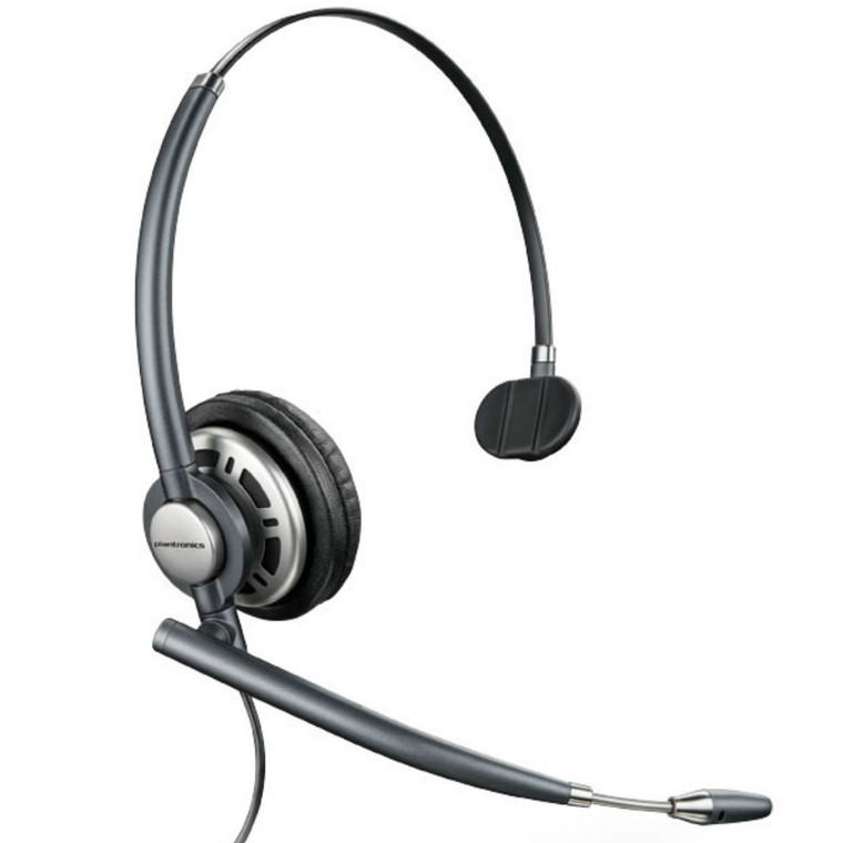 Poly Plantronics EncorePro 710 Digital QD Mono Noise Cancelling Headset, Quick Disconnect