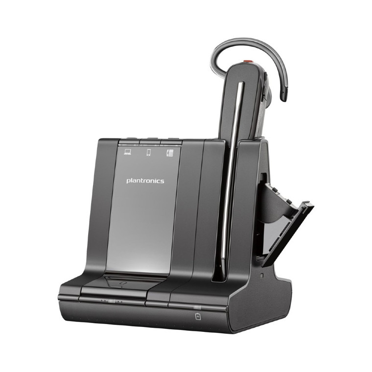 Poly Plantronics Savi 8245 DECT 1880-1900 MHz Headset +USB-A to USB-C Cable +D400