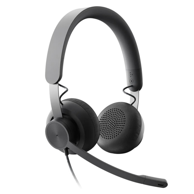 Logitech Zone Wired USB Headset, UC Certified, USB-A, USB-C