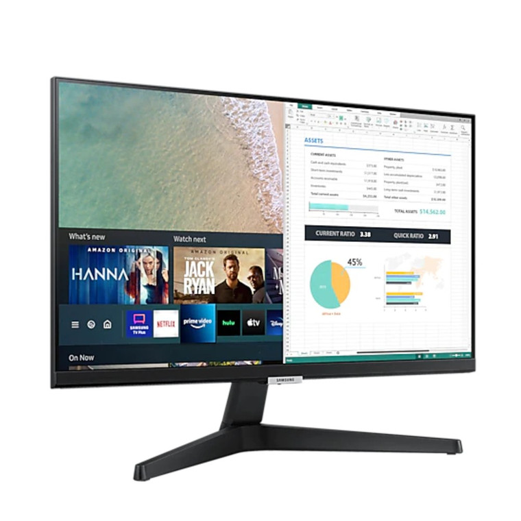 Samsung LS24AM506NEXXS 24" Smart Monitor With Smart TV Apps