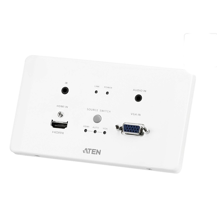 ATEN HDMI & VGA HDBaseT Transmitter with EU Wall Plate / PoH