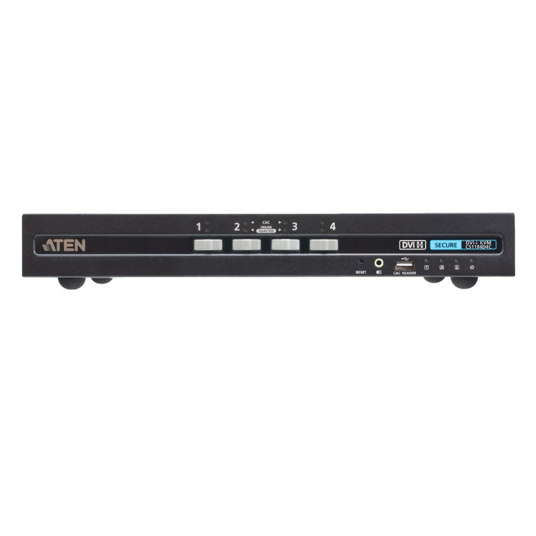 ATEN 4-Port USB DVI Secure KVM Switch with CAC (PSD PP v4.0 Compliant)
