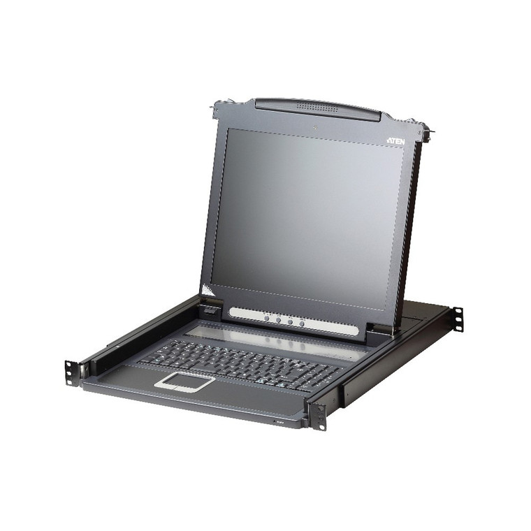 ATEN 19" Single Rail LCD Console (PS/2-USB, VGA)