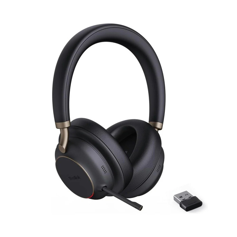 Yealink BH76 Plus Dual, ANC Wireless Bluetooth Headset, MS Teams, USB-A (Black)