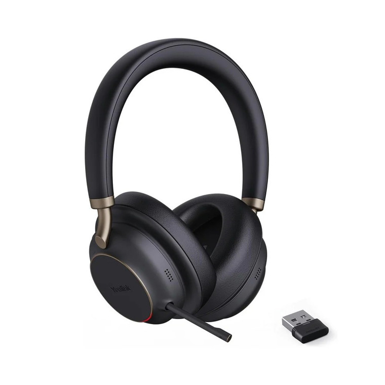 Yealink BH76 Plus Dual, ANC Wireless Bluetooth Headset, UC, USB-A (Black)