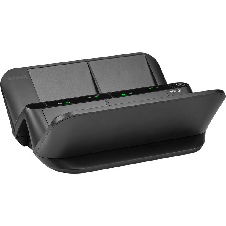 Shure MXWNDX4G Networked 4-Bay Charging Station for MXW neXt Boundary & Gooseneck Transmitters