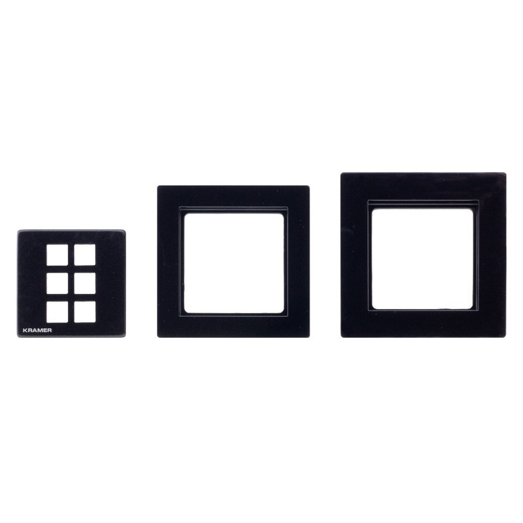 Kramer RC-206/RC-306 EU & UK-Size Black Panel Set Kramer RC-206/RC-306 EU & UK-Size Black Panel Set