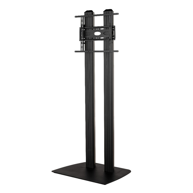 B-Tech BT8583/BB Large Flat Screen Twin Column Floor Stand
