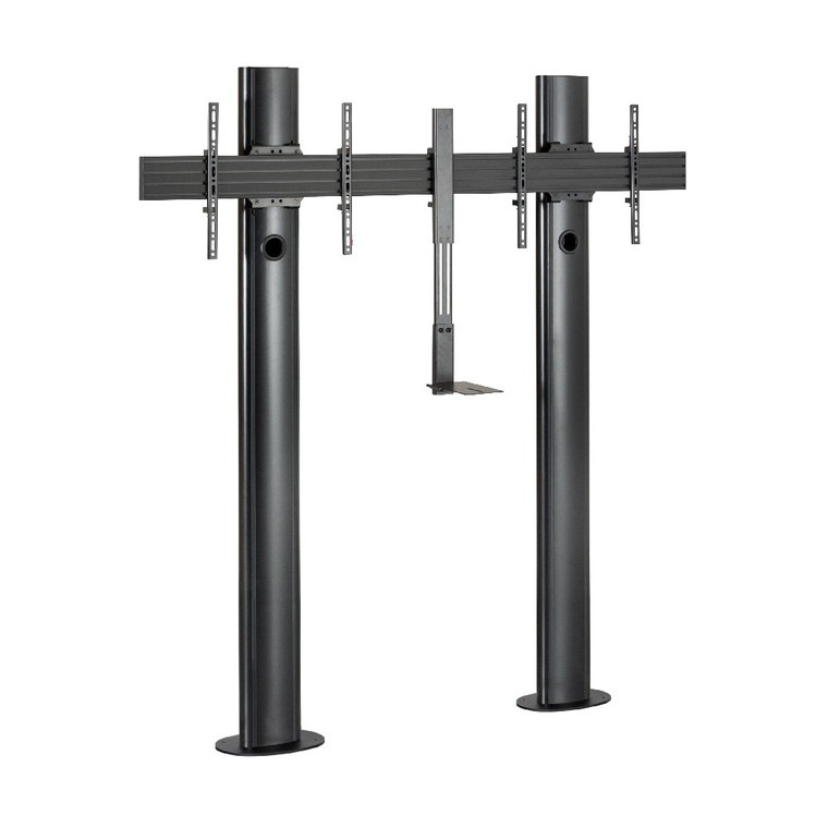 B-Tech BT8711/B Premium Bolt Down Twin Screen VC 2m Stand