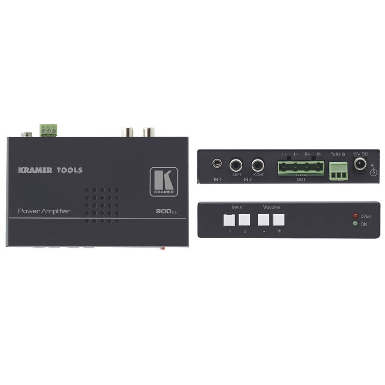 Kramer 900XL Stereo Power Amplifier (10 Watts per Channel) Kramer 900XL Stereo Power Amplifier (10 Watts per Channel)