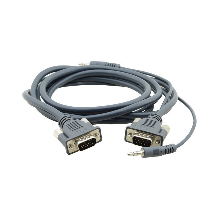 Kramer C-MGMA/MGMA-25 15–Pin HD & 3.5mm Stereo Audio Flexible Cable (25')