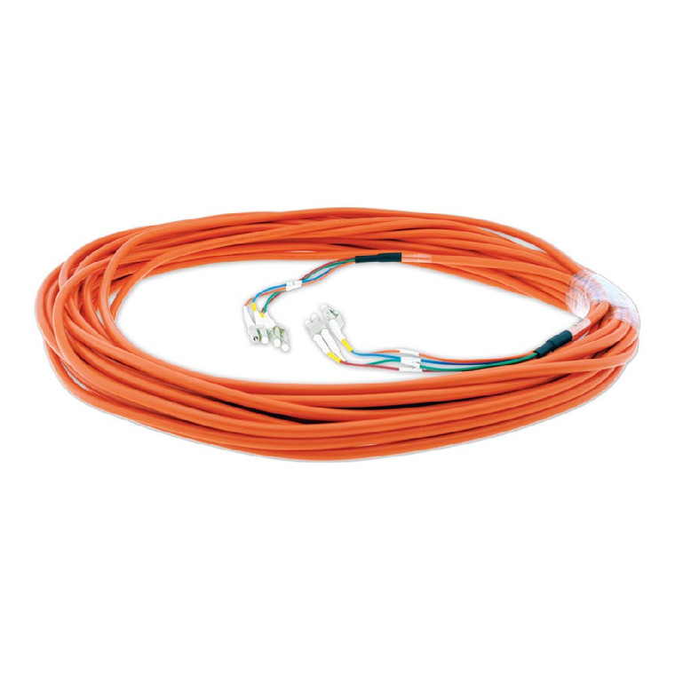 Kramer C-4LC/4LC-200 4 LC Fiber Optic Breakout Cable (200')