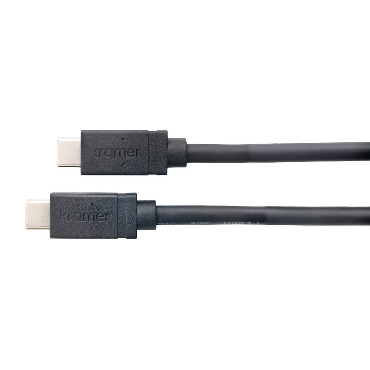 Kramer C-U32/FF-6 USB 3.2 GEN–2 Full Featured USB–C (M) to USB–C (M) Cable (6')