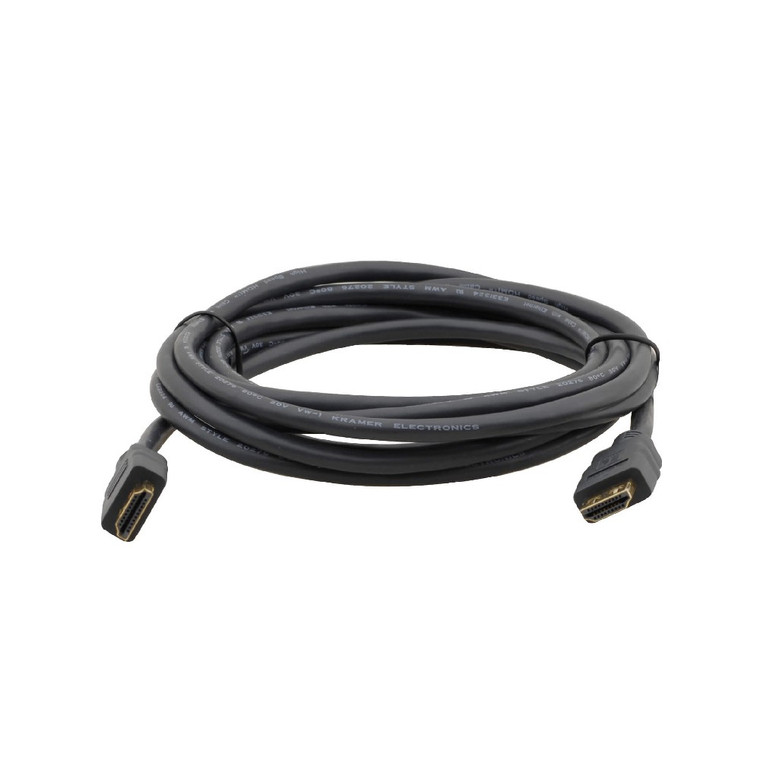 Kramer C-MHM/MHM-1 Flexible High–Speed HDMI Cable with Ethernet (1')