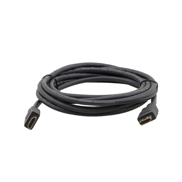 Kramer C-MHM/MHM-3 Flexible High–Speed HDMI Cable with Ethernet (3')