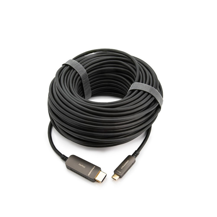 Kramer CP-AOCU/CH-66 Active Optical 4K USB Type C (M) to HDMI (M) — Plenum Rated (66')