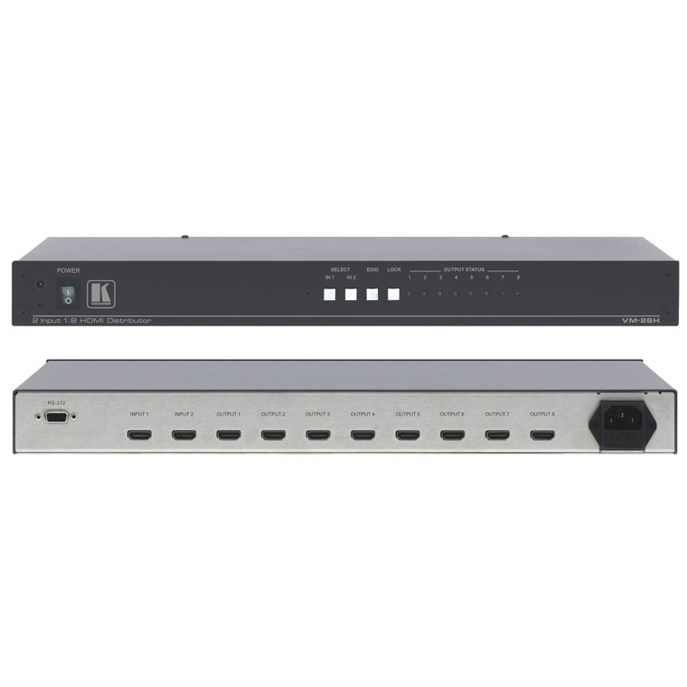 Kramer VM-28H 2x1:8 HDMI Switchable DA Kramer VM-28H 2x1:8 HDMI Switchable DA