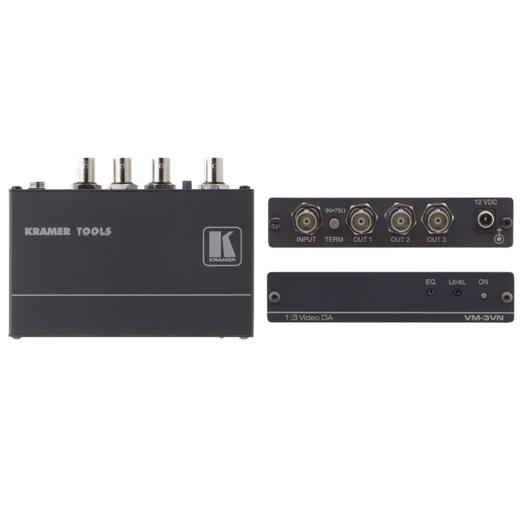 Kramer VM-3VN 1:3 Composite Video Distribution Amplifier Kramer VM-3VN 1:3 Composite Video Distribution Amplifier