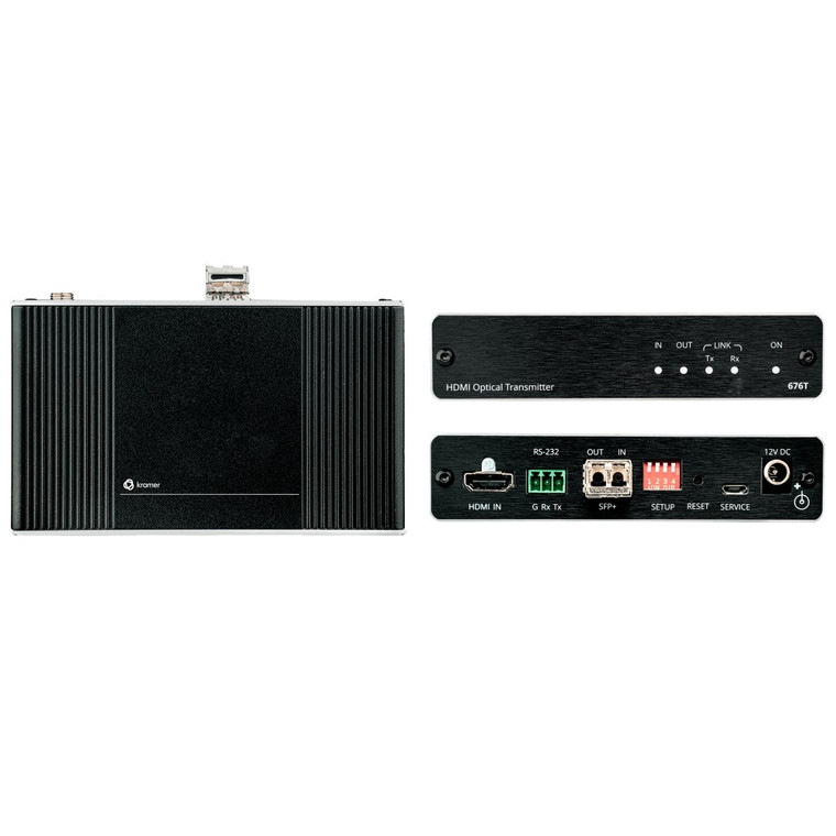 Kramer 676T 4K60 4:4:4 HDMI and RS–232 Transmitter Over Ultra–Reach MM/SM Fiber Optic