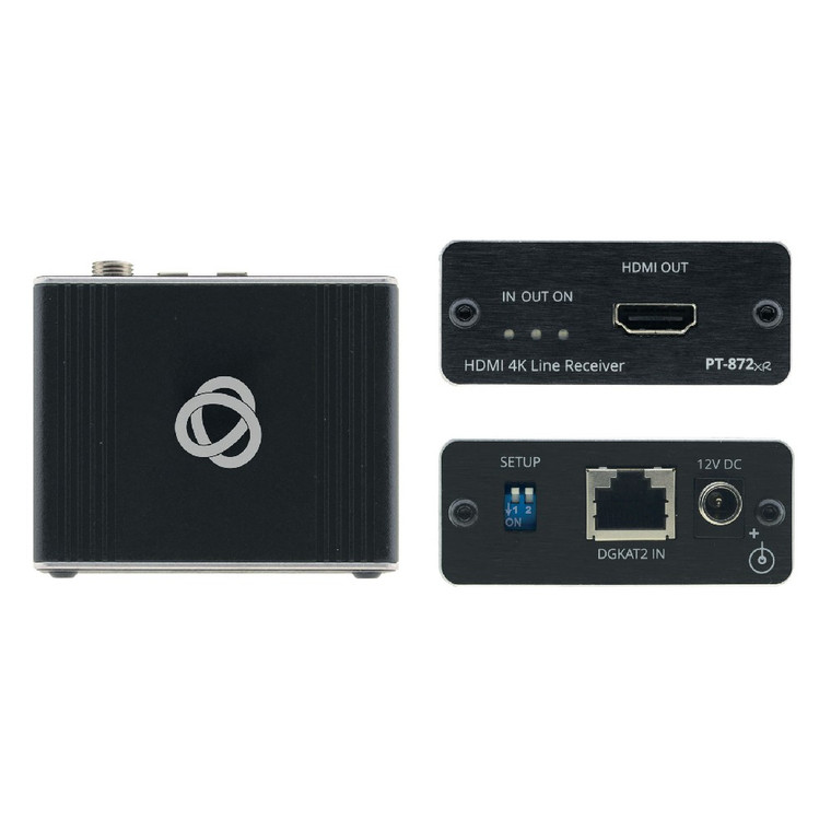 Kramer PT-872XR 4K HDR HDMI Compact PoC Receiver Over Long–Reach DGKat 2.0