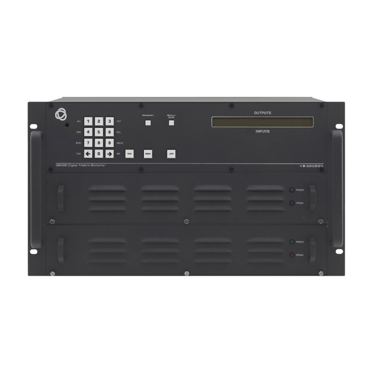 Kramer VS-3232DN-EM 4x4 to 32x32 Modular 4K60 4:2:0 Multi–Format Managed Digital Matrix Switcher