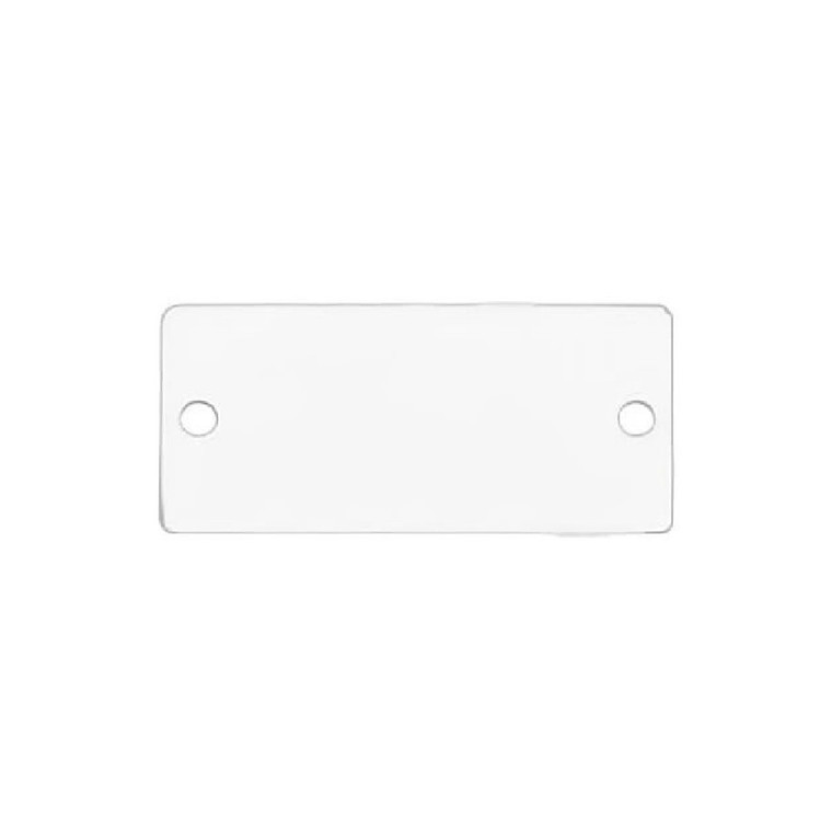Kramer W-BLANK Wall Plate Insert — Blank Slot Cover Plate (White)