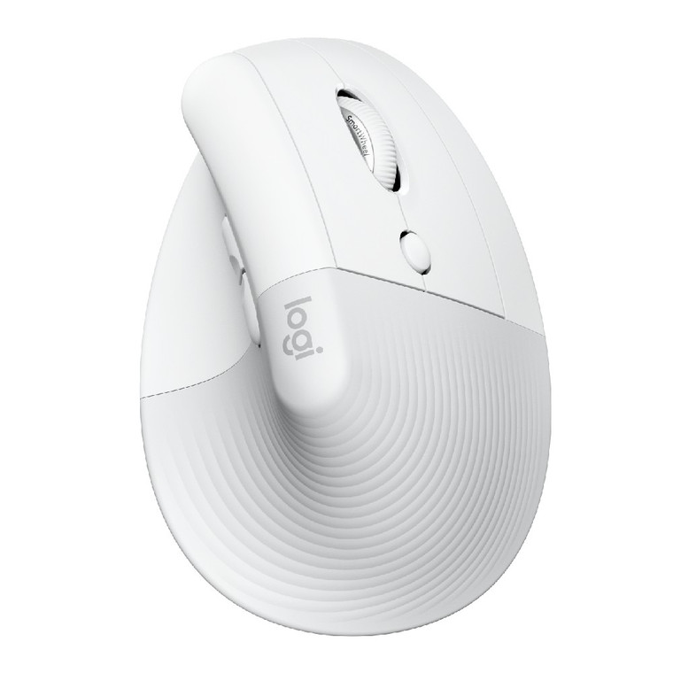 Logitech Lift Vertical for Business, Wireless Mouse (Off-White)