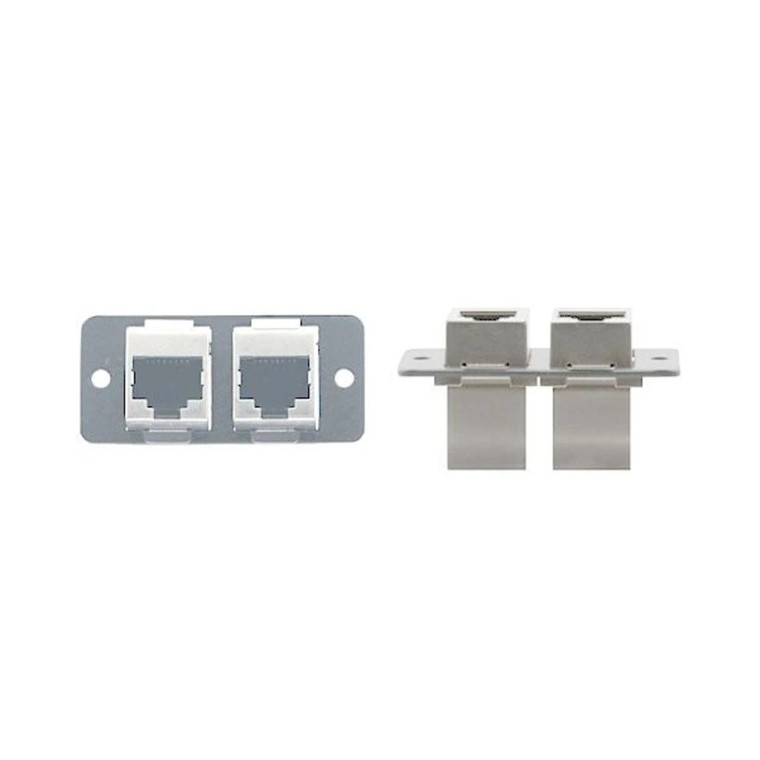 Kramer W4545 Wall Plate Insert — Dual RJ–45 (White)