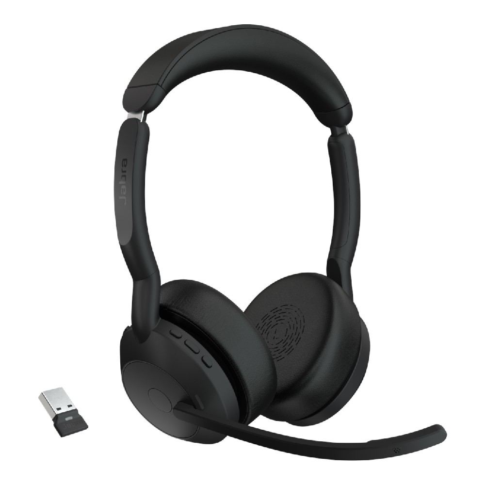 Jabra Singapore Jabra Headsets Jabra Evolve2 Jabra Evolve2 55 UC Stereo ANC Wireless Bluetooth Headset USB A 25599 989 999 LIONWARE