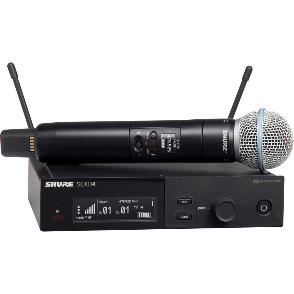 配信機器・PA機器・レコーディング機器 SHURE SVX Wireless Microphone System Shure SVX288/PG58 Dual Hand Wireless Microphone System - AV One