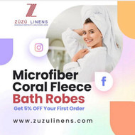 MICROFIBRE CORAL FLEECE BATH ROBE