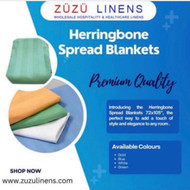 HERRINGBONE SPREAD BLANKETS