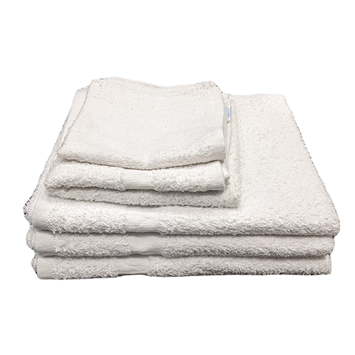 86/14 Blended White Platinum Ring Spun Towels