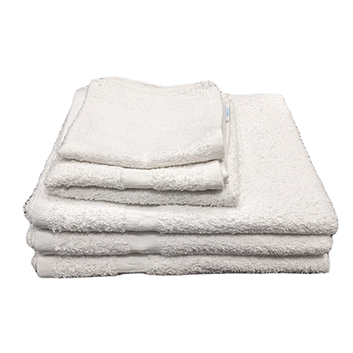 Bath Towel 22x44" 6lb 86/14 Blended Towels Single Cam Border 1 dozen (12 pieces)