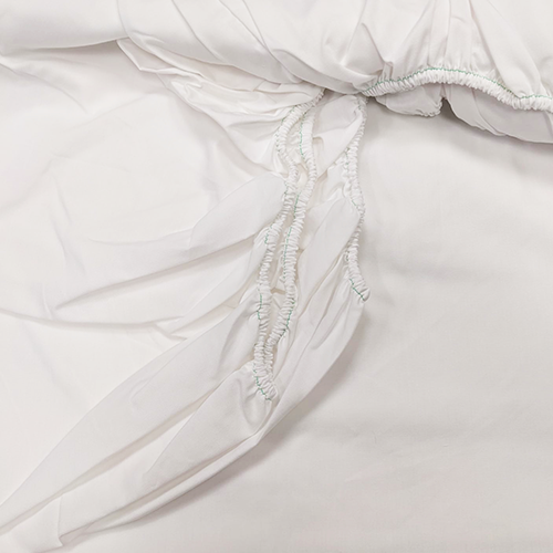 T250 Thread Count Fitted Sheets White Color