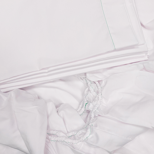 T250 Thread Count Fitted Sheets White Color