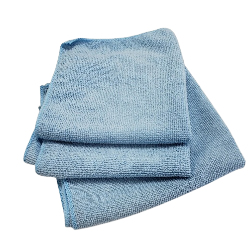 Blue Microfiber Cloths 16x16" 200 Pieces