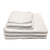 Wash Cloth 12x12" 0.75lb 86/14 Blended Towels Single Cam Border 1 dozen (12 pieces)