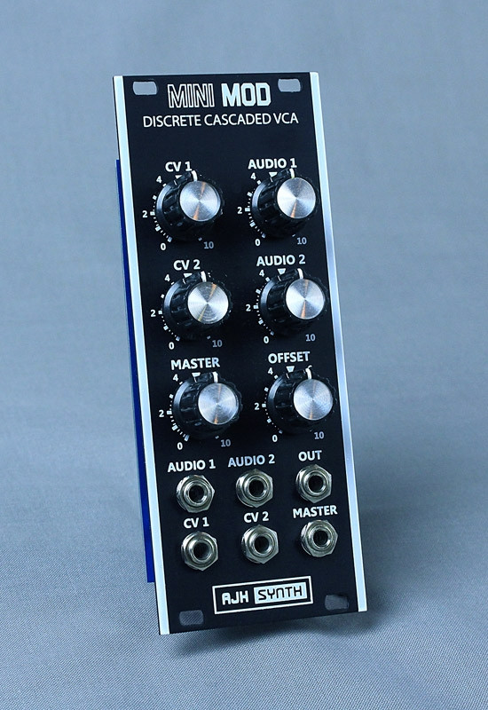 AJH Synth MiniMod VCA Eurorack Module (Vintage Black) at Signal Sounds