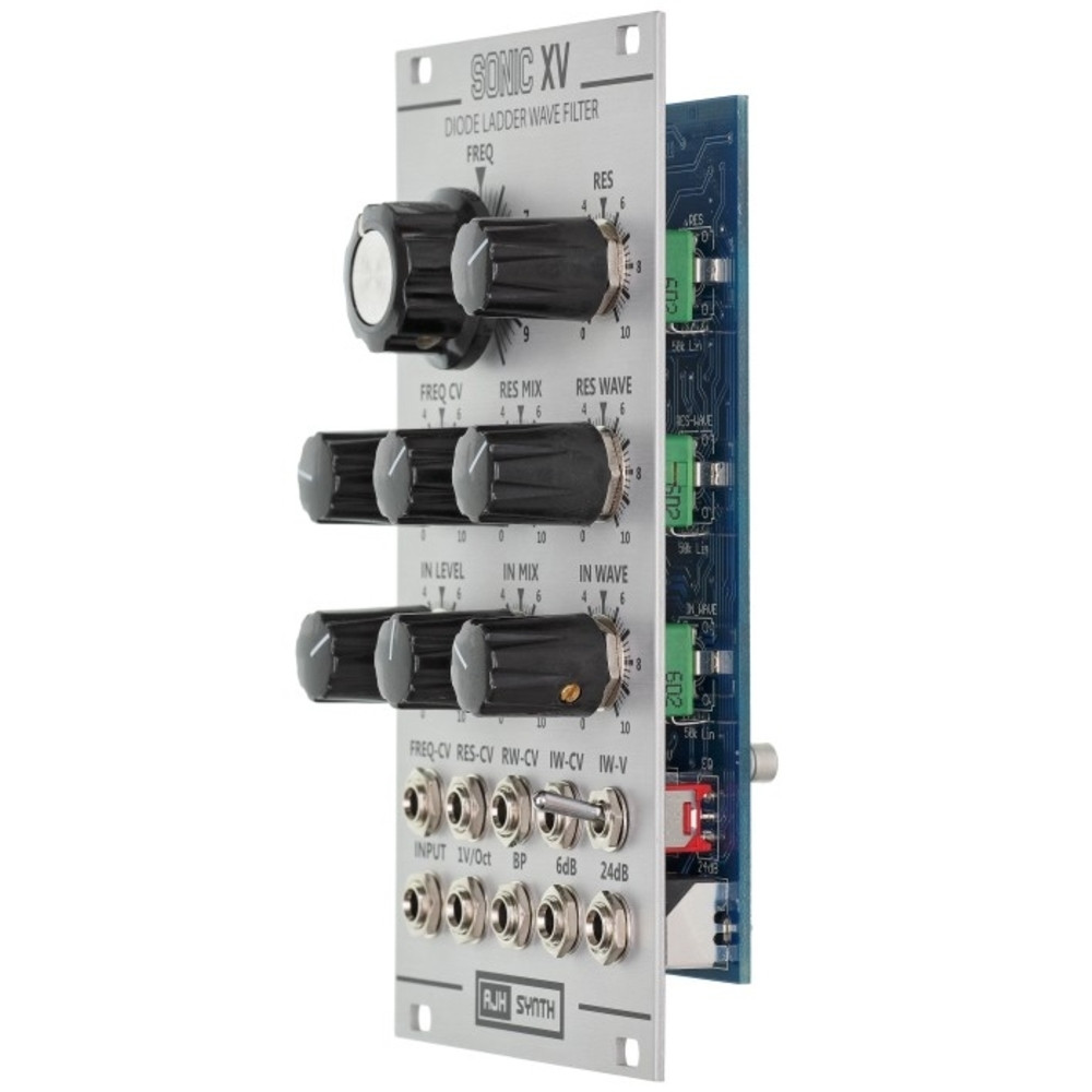 AJH Synth Sonic XV Eurorack Filter Module (Silver) at Signal Sounds