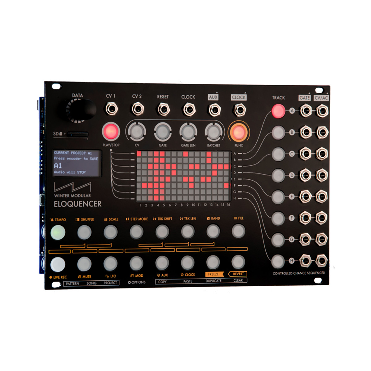 WINTER MODULAR ELOQUENCER モジュラー　ユーロラック Winter Modular Eloquencer Eurorack Sequencer Module (Black) at