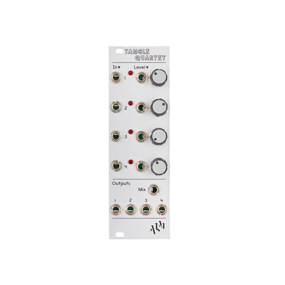 ALM Busy Circuits Tangle Quartet Eurorack Quad VCA Module at