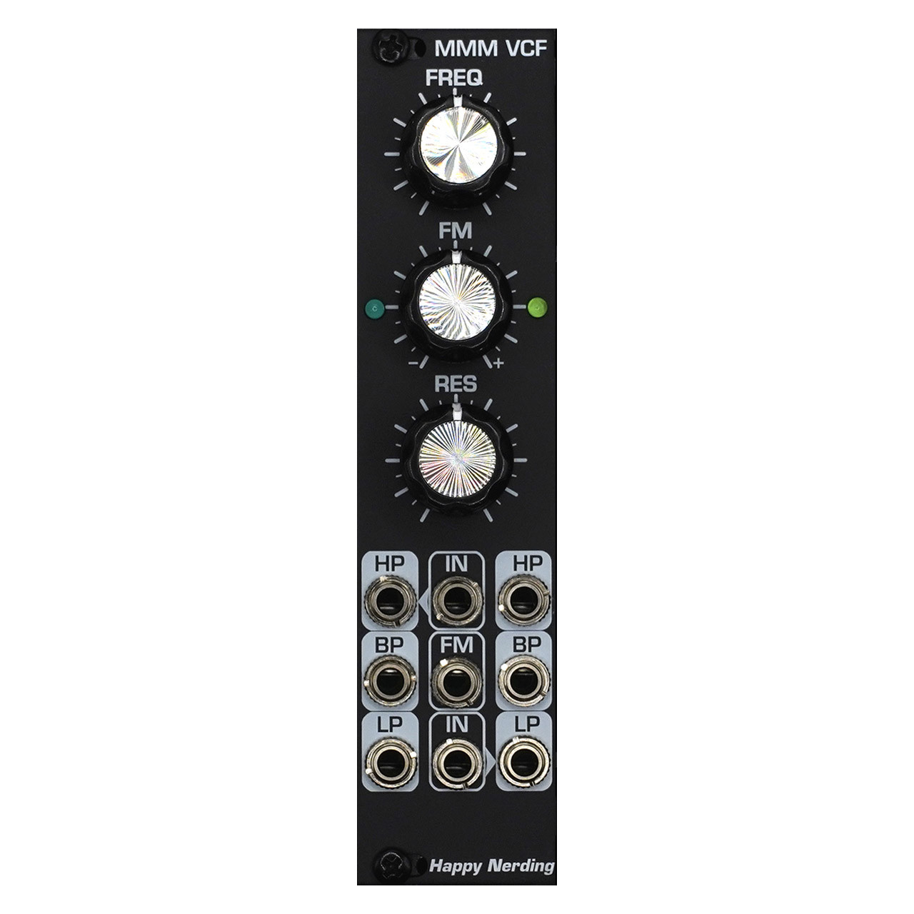 Happy Nerding MMM VCF Eurorack Filter Module (Black) main image