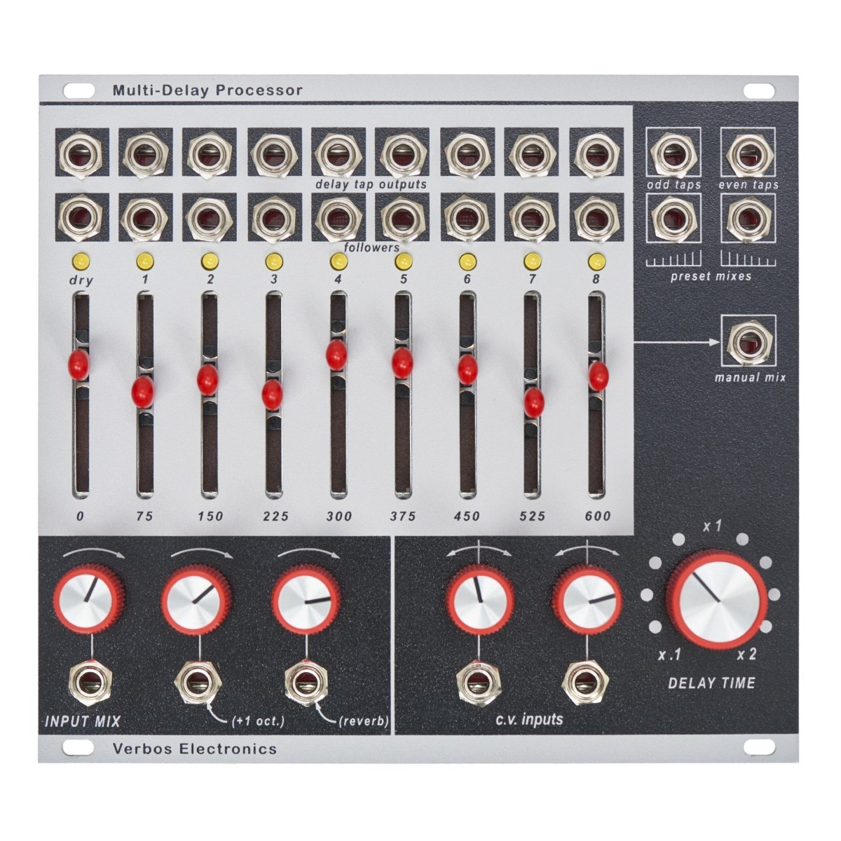 Verbos Electronics Multi Delay Processor Eurorack Module at Signal