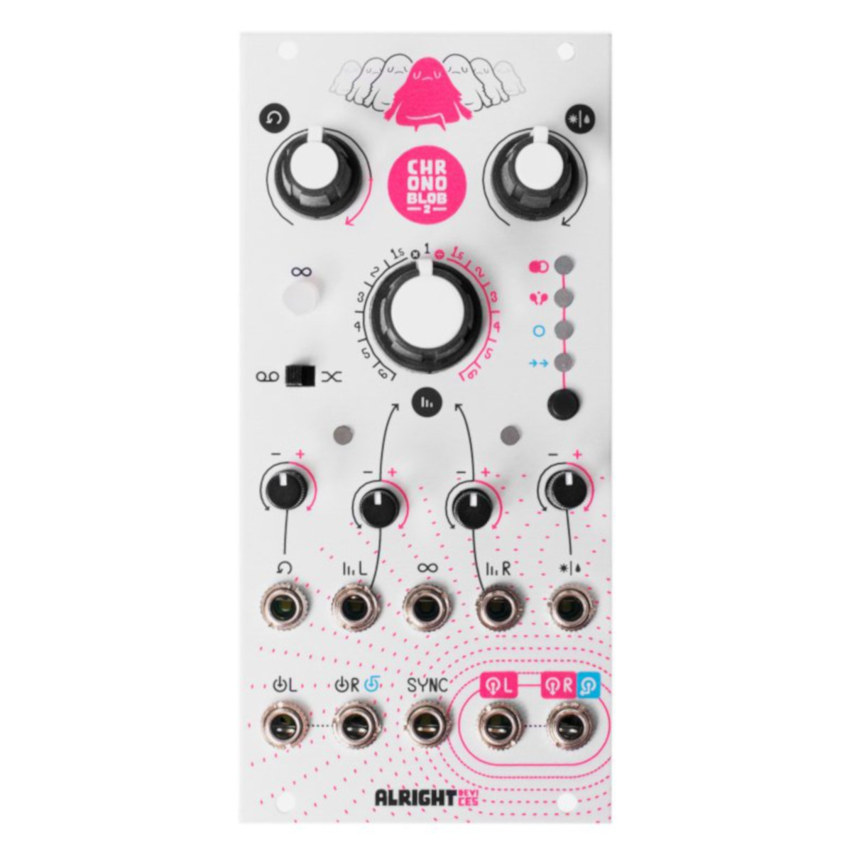Alright Devices Chronoblob MK2 Eurorack Delay Module at Signal Sounds