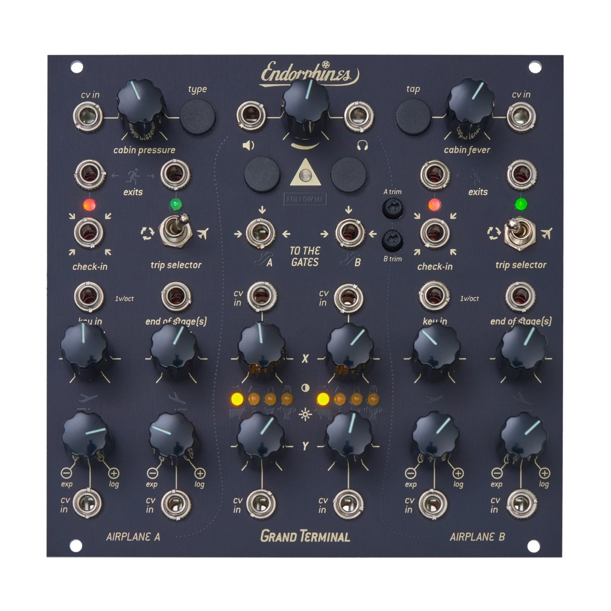 Endorphin.es Grand Terminal Eurorack Module (Black) at Signal Sounds