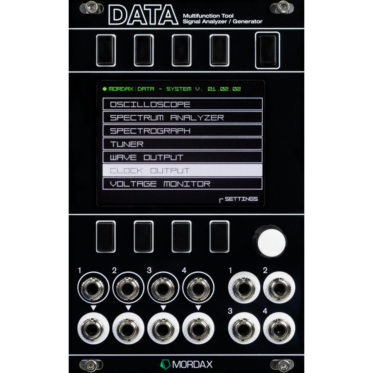 Mordax Systems DATA Eurorack Function Module (Black) at Signal Sounds