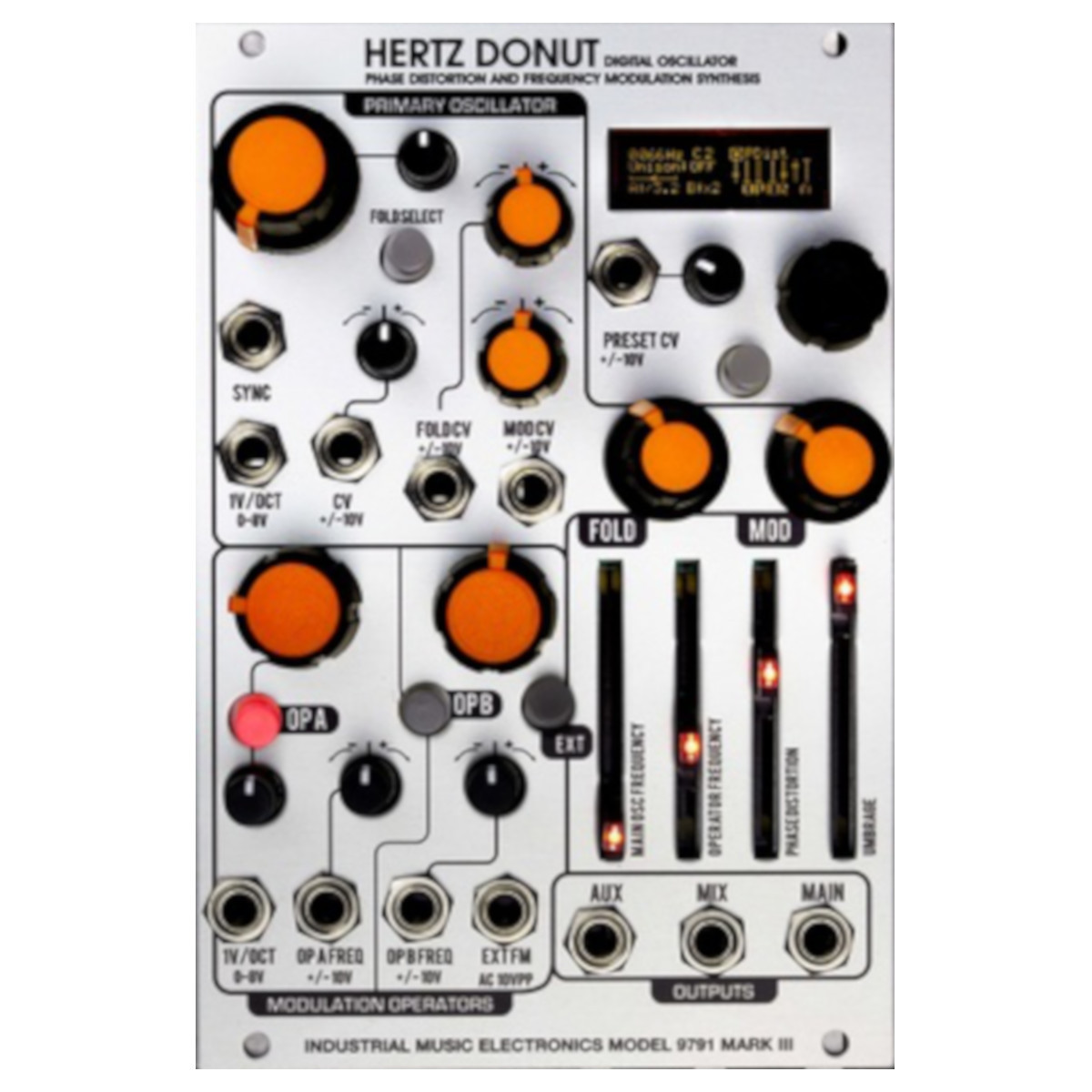 鍵盤楽器 IndustrialMusicElectronics HertzDonut 3 Industrial Music Electronics Hertz Donut MK3 Eurorack Oscillator