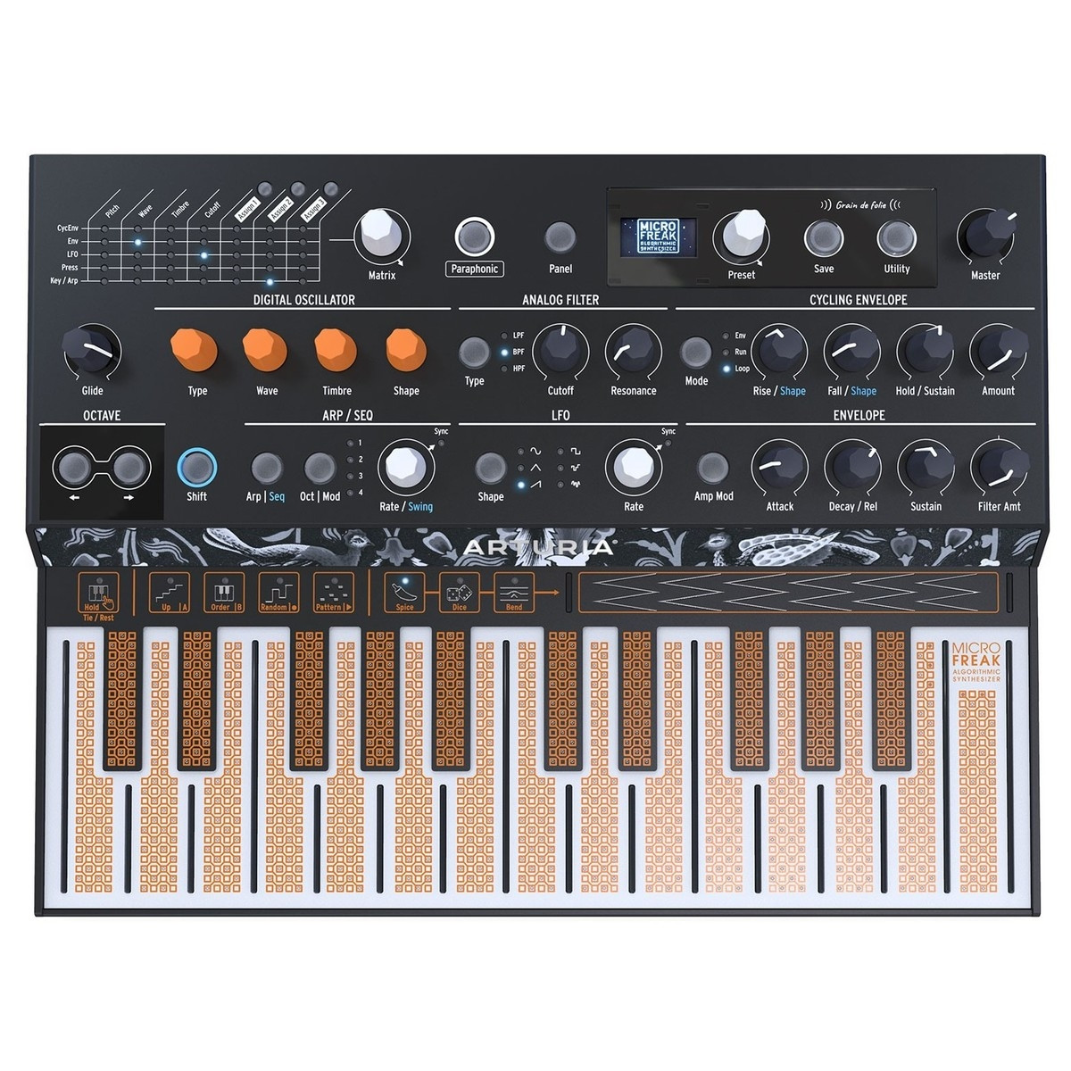Arturia MicroFreak 本体 マイク付属 未使用品 Arturia Microfreak Hybrid Desktop Synth at Signal Sounds